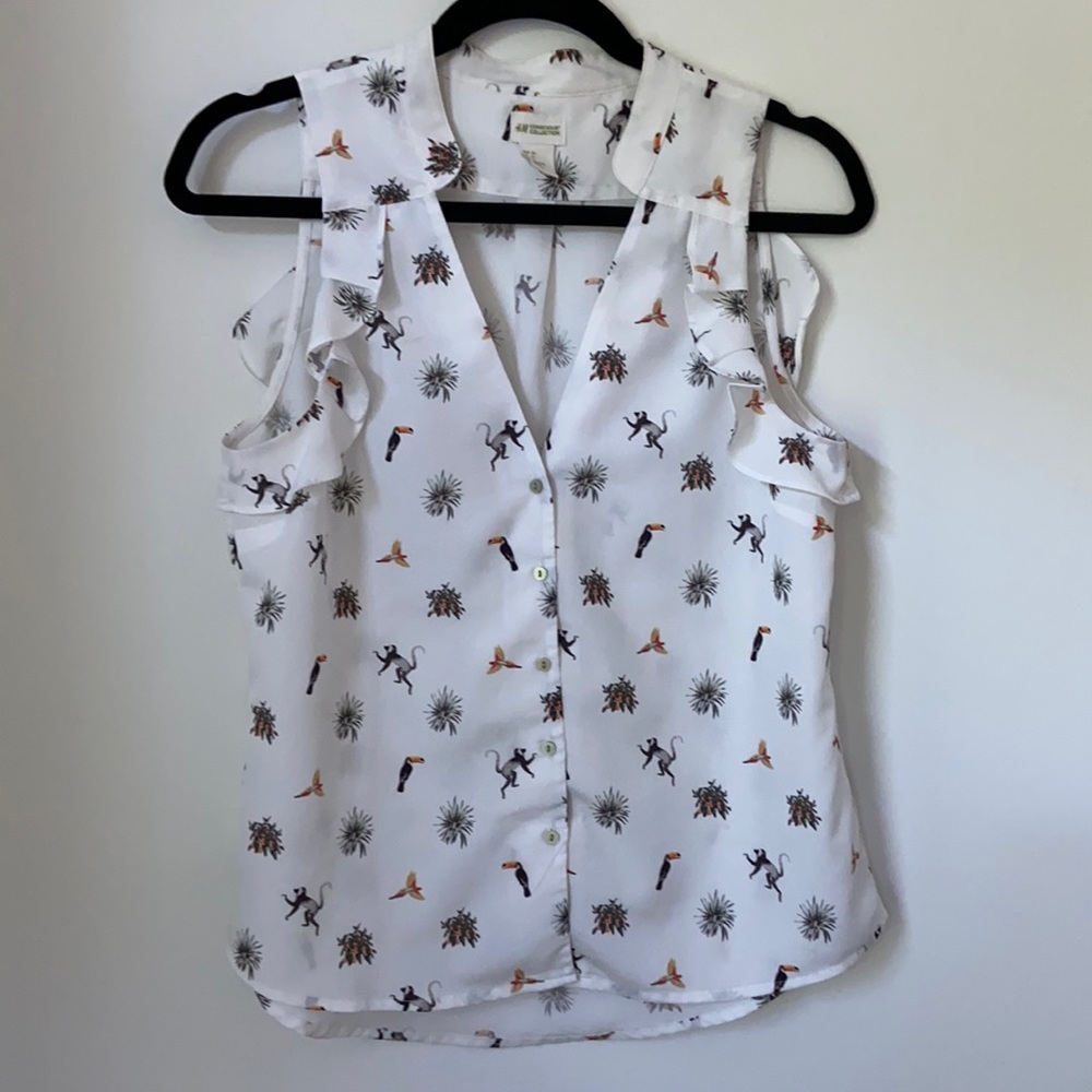 H&M Jungle Print Tank Top